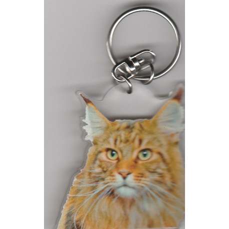 MAINE COON CHAT porte clés