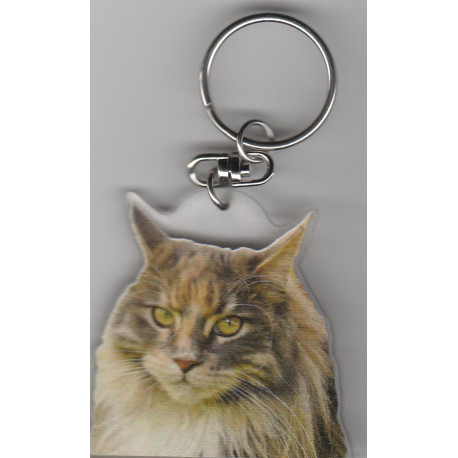 MAINE COON CHAT porte clés