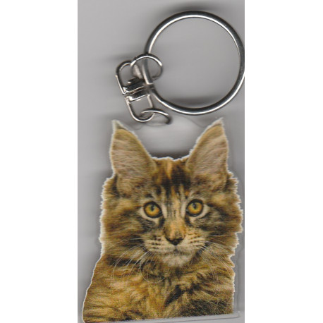 MAINE COON CHAT porte clés