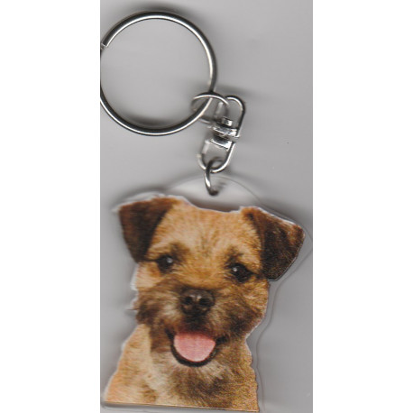 BORDER TERRIER CHIEN porte clés