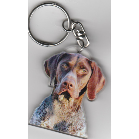 GERMAN WIREHAIRED POINTER Dog / Key Fobs