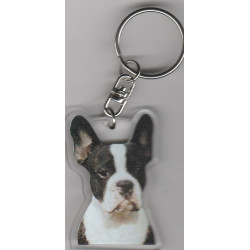 BOSTON TERRIER DOG / Key Fobs