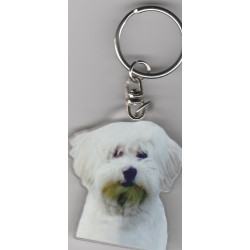 BICHON DOG / Key Fobs