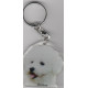 BIChON CHIEN porte clés