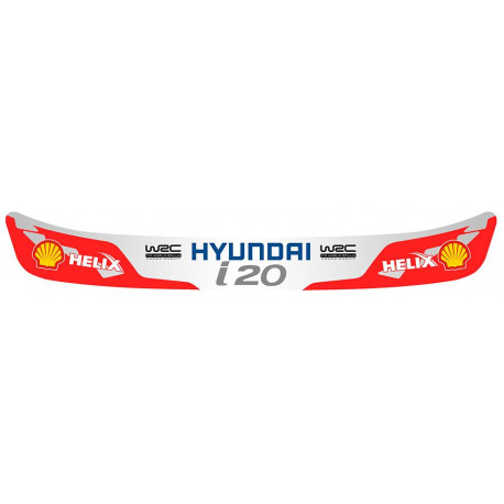 HYUNDAI Helmet Visor Sunstrip  Sticker