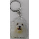 MALTESE DOG / Key Fobs