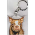 BOSTON TERRIER DOG / Key Fobs