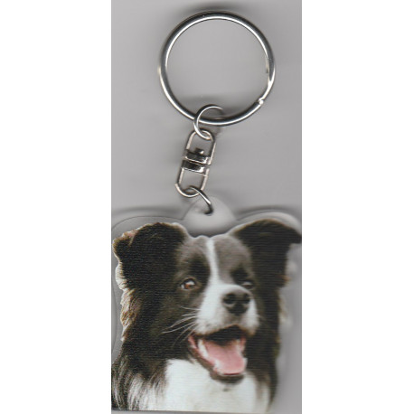 BORDER COLLIE CHIEN porte clés