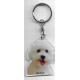 BIChON CHIEN porte clés