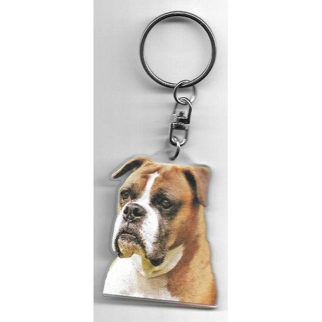 BOXER CHIEN porte clés