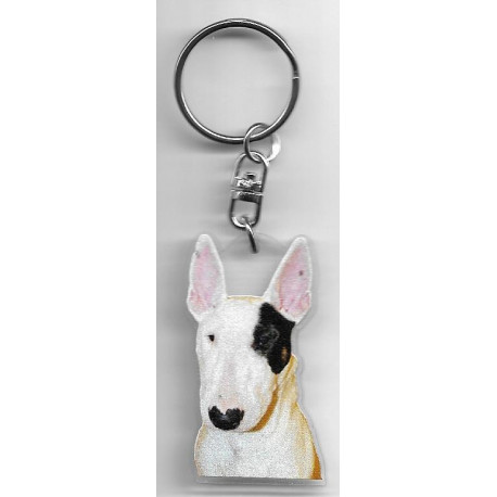 BULL TERRIER DOG / Key Fobs