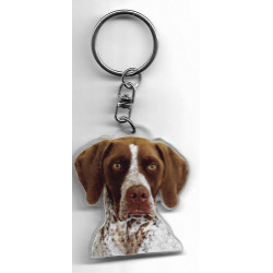 FRENCH wirehaired pointer Dog / Key Fobs