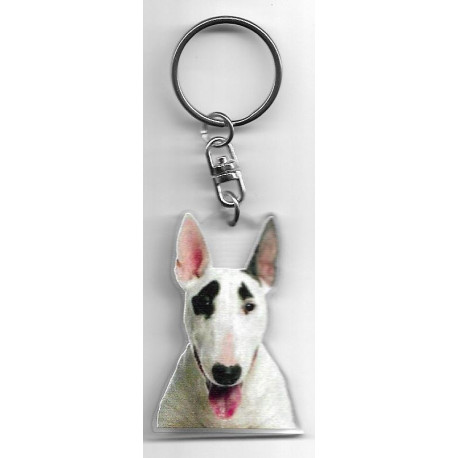 BULL TERRIER DOG / Key Fobs