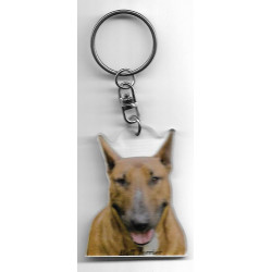 BULL TERRIER DOG / Key Fobs