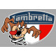 LAMBRETTA TAZ Sticker gauche