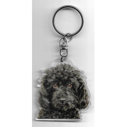 CANICHE CHIEN porte clés