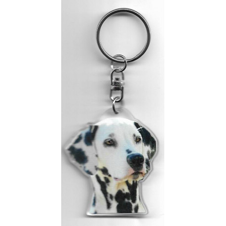 DALMATIEN CHIEN porte clés