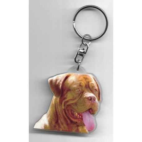 DOGUE DE BORDEAUX CHIEN porte clés