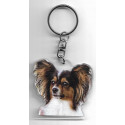 EPAGNEUL PAPILLON  CHIEN porte clés