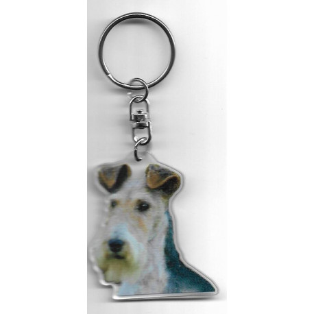 FOX TERRIER CHIEN porte clés