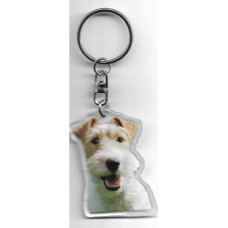 FOX TERRIER CHIEN porte clés