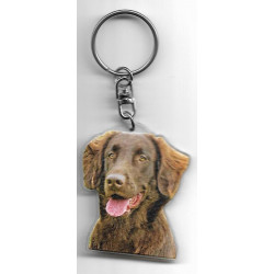 FLAT COATED RETRIEVER  Dog / Key Fobs