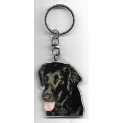 FLAT COATED RETRIEVER  Dog / Key Fobs