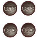 AUDI  x 4  laminated decal