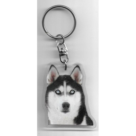 HUSKY porte clés Chien