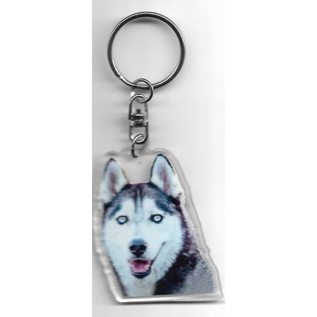 HUSKY porte clés Chien