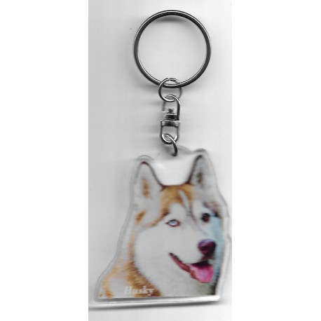 HUSKY porte clés Chien