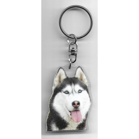 HUSKY porte clés Chien