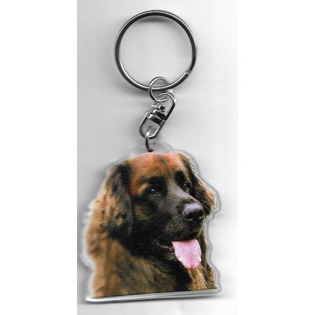 LEONBERG  CHIEN porte clés