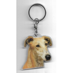 GREYHOUND LEVRIER  DOG / Key Fobs