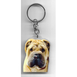 SHAR PEI  porte clés Chien