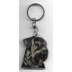 SCHNAUZER DOG / Key Fobs